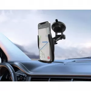 Phone Holder Automatic With Wireless Charger With Suction Cup Pulse Mobile CARHL14-image-6315568