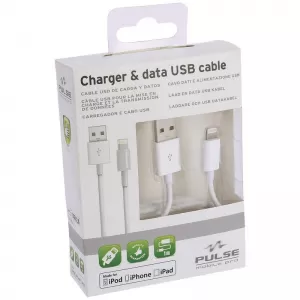 USB Lighting Cable suitable for iPhone iPad 100cm Pulse Mobile WIRE100-image-6315592