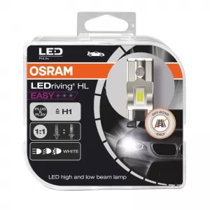 Led Kit H1 Osram LEDriving HL Easy 12Volt 9Watt 1100lm 6500k 2pcs-image-6315783