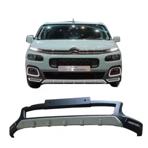 Skid Plates Bumper Body kit suitable for Front and Rear Bumper suitable for Citroen Berlingo 2018+ 2 Pieces