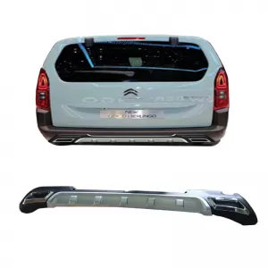 Skid Plates Bumper Body kit suitable for Front and Rear Bumper suitable for Citroen Berlingo 2018+ 2 Pieces