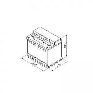 Car Battery 56Ah Right Bosch 480A (EN) S3005-image-6316067