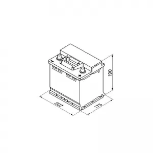 Car Battery 45Ah Right Bosch 400A (EN) S3002
