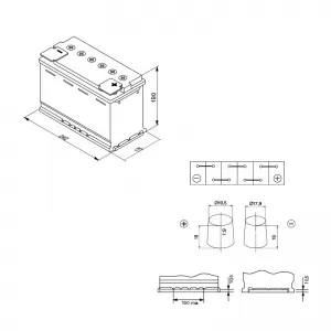 Car Battery 60Ah Right Bosch 680A (EN) Start Stop AGM S5A05-image-6316092