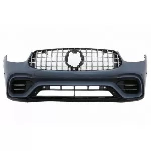 Body Kit suitable for Mercedes-Benz GLC Coupe Facelift C253 Sport Line (2020+) GLC63Amg Look with Bumpers, Grill, Exhaust Tips, Fender Flares-image-6316260