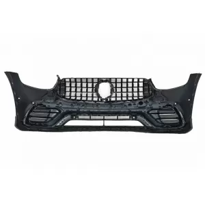 Body Kit suitable for Mercedes-Benz GLC Coupe Facelift C253 Sport Line (2020+) GLC63Amg Look with Bumpers, Grill, Exhaust Tips, Fender Flares-image-6316263