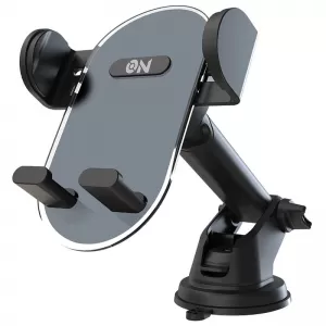 image-40-Suport mobil potrivit pentru tabloul de bord și ventilațiile auto, cu braț și cârlige ajustabile pentru accesorii mobile, negru, 1 bucată.