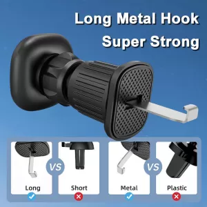 Mobile Holder Magnetic Suitable for Car Air Vents on Mobile Accessories Black 1 Piece-image-6316337