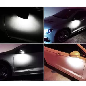 Mirror Led Lights suitable for Ford Edge 07-18 / Mondeo MK5 15-17 / Fusion 14-15 / Raptor 09-14 / Ranger 15-17 / Mustang 15-17 18 SMD Led 6000K White 2 Pcs-image-6316372