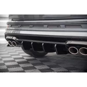Rear Bumper Diffuser suitable for Cupra Ateca SUV 2018-2019 Glossy Black