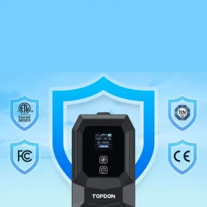 Electric Car Single Phase Charger 7 Pin 16Amp 3.7 kW 5 Meters Type 2 Topdon PulseQ AC Portable-image-6316422