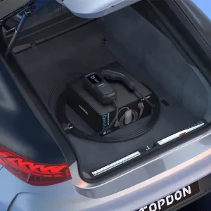 Electric Car Single Phase Charger 7 Pin 16Amp 3.7 kW 5 Meters Type 2 Topdon PulseQ AC Portable-image-6316423