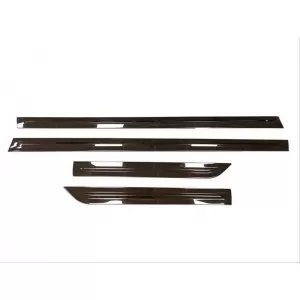 Türleisten-Set geeignet für VW Golf VII (7) 2013-2020 4 Türen Selbstklebend Glänzend Schwarz 4 Stück-image-6316568