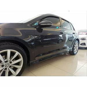 Türleisten-Set geeignet für VW Golf VII (7) 2013-2020 4 Türen Selbstklebend Glänzend Schwarz 4 Stück-image-6316570
