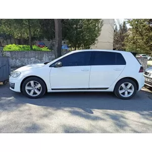 Türleisten-Set geeignet für VW Golf VII (7) 2013-2020 4 Türen Selbstklebend Glänzend Schwarz 4 Stück-image-6316573