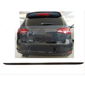 Protector de portbagaj - Decorativ potrivit pentru VW Golf VII (7) 2013-2020 Autocolant Lucios Negru