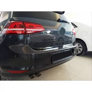 Trunk Protector - Decorative suitable for VW Golf VII (7) 2013-2020 Stick-on Glossy Black-image-6316580