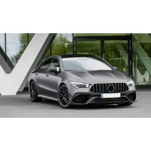 Front Bumper suitable for Mercedes-Benz CLA C118 Sedan X118 Shooting Brake (2019-up) CLA45 Look-image-6316644