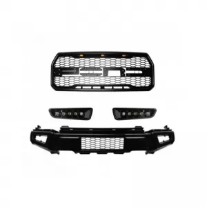 Body Kit suitable for Ford Ranger (T6/T7/T8) 2012-2022 Upgrade to F150 Facelift-image-6316657