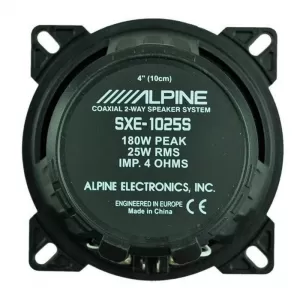 Car Speakers Alpine SXE-1025S Component 4''/10cm 180w Peak 25w RMS 2 Way 2 Pcs-image-6316711