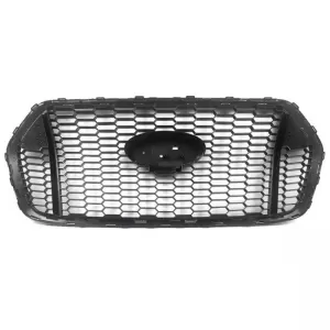 Front Grille suitable for Ford Transit 2020-2022 RS Look Honeycomb Black With Chrome 1pc-image-6316733