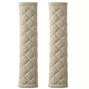 Seat Belt Cover Swiss 26x6.3cm Beige With Beige Seam 2 Pcs CSP2100-image-6316737