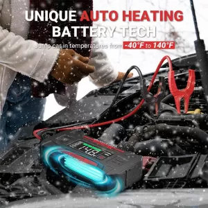 Car Booster, Powerbank, LED Light 3 in 1 Lokithor J401X 12 Volt 2500A with -40°C Start Tech-image-6316834