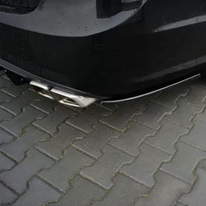 Rear Bumper Side Splitters suitable for Mercedes-Benz E-Class W212 09-13 A Design E63 Version Gloss Black Maxton Design 2 pcs-image-6316913