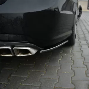 Rear Bumper Side Splitters suitable for Mercedes-Benz E-Class W212 09-13 A Design E63 Version Gloss Black Maxton Design 2 pcs-image-6316914