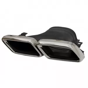 Exhaust Muffler Tips Suitable for Mercedes-Benz E-Class W213 16+ / GLC-Class (X253/C253) 15-17 A Design Look 2 pcs-image-6316919
