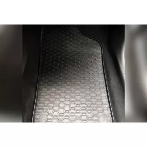 Rubber Car Mats Geyer & Hosaja suitable for VW Polo 2009-2017 / Skoda Fabia 2014+ / Seat Ibiza 2008-2017 4 Pieces, Black 842/4C-image-6317067