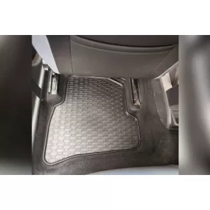 Rubber Car Mats Geyer & Hosaja suitable for VW Polo 2009-2017 / Skoda Fabia 2014+ / Seat Ibiza 2008-2017 4 Pieces, Black 842/4C-image-6317069