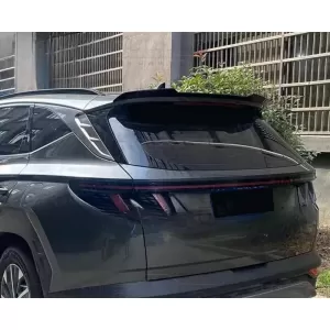 Roof Spoiler suitable for Hyundai Tucson 4 2020+ Piano Black From Abs Plastic-image-6317992