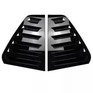 Rear Quarter Glass Cover suitable for VW Golf VI (6) 08-11 Black Color 2 Pieces-image-6318017
