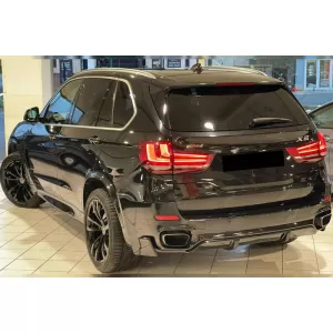 Rear Bumper Side Splitters suitable for BMW X5 F15 13-18 with M-Technik Bumper M Performance Design Design Look