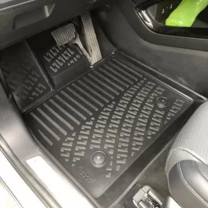 Car Mats 3D From Rubber TPE Suitable for BYD Seal U DM-i 2023 - Rizline 4 Pcs Black-image-6318360
