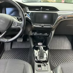 Car Mats 3D From Rubber TPE Suitable for Opel Corsa F 19+, Mokka 19+ / Peugeot 208 19+, 2008 19+ Rizline Premium 4 Pcs Black-image-6318411