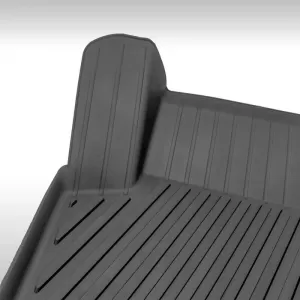 Car Mats 3D From Rubber TPE Suitable for Opel Corsa F 19+, Mokka 19+ / Peugeot 208 19+, 2008 19+ Rizline Premium 4 Pcs Black-image-6318413