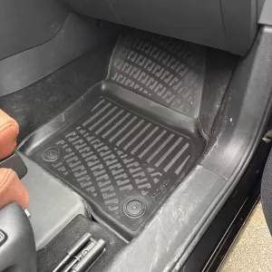 Car Mats 3D From Rubber TPE Suitable for Skoda Kodiaq 2024 - Rizline 4 Pcs Black-image-6318427