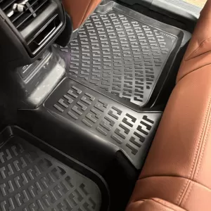 Car Mats 3D From Rubber TPE Suitable for Skoda Kodiaq 2024 - Rizline 4 Pcs Black-image-6318429