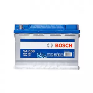 Car Battery 74Ah Right Bosch 680A (EN) S4008