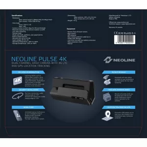 On Board Camera 2 Channel Wi-fi FHD+HD Neoline Pulse 4K-image-6318874
