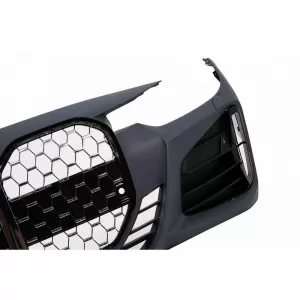 Front Bumper suitable for BMW 3 F30/F31 11-19 G20 / G80 M Look Black/ Chrome-image-6318899