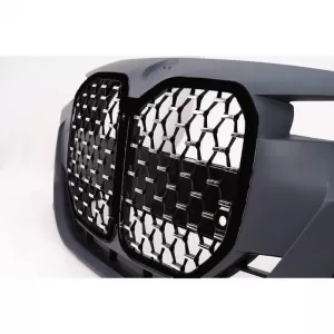 Front Bumper suitable for BMW 3 F30/F31 11-19 G20 / G80 M Look Black/ Chrome-image-6318904