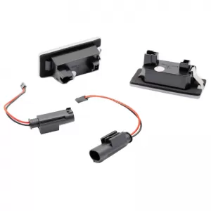 Led License Plate Lights suitable for Fiat 500X 18+ / 500e 20+ / Abarth 500e 23+ / Alfa Romeo Tonale 22+ 2 Pcs