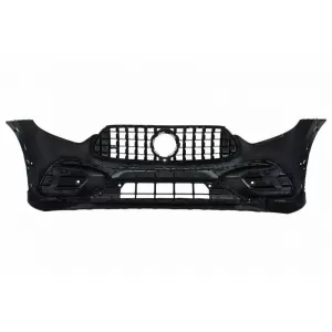 Body Kit suitable for Mercedes-Benz GLC Coupe C254 Sport Line (2022+) GLC63Amg Look Night Package with Bumpers, Grill, Exhaust Tips-image-6319118