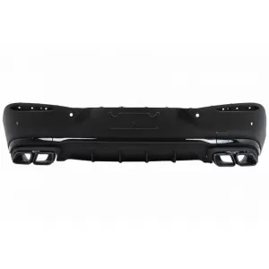 Body Kit suitable for Mercedes-Benz GLC Coupe C254 Sport Line (2022+) GLC63Amg Look Night Package with Bumpers, Grill, Exhaust Tips-image-6319120