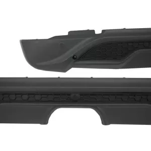 Rear Bumper Spoiler suitable for Smart Fortwo 453 14-19 Brabus Look from ABS plastic-image-6319126