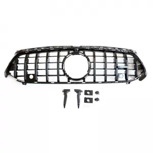 Front Grille suitable for Mercedes-Benz A-Class W177 Facelift 23+ GT A Design Panamericana Look Black 1 Pc-image-6319213