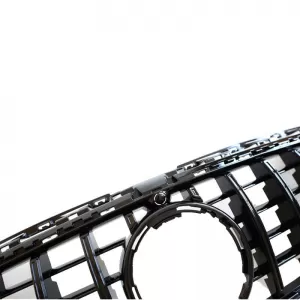 Front Grille suitable for Mercedes-Benz A-Class W177 Facelift 23+ GT A Design Panamericana Look Black 1 Pc-image-6319215